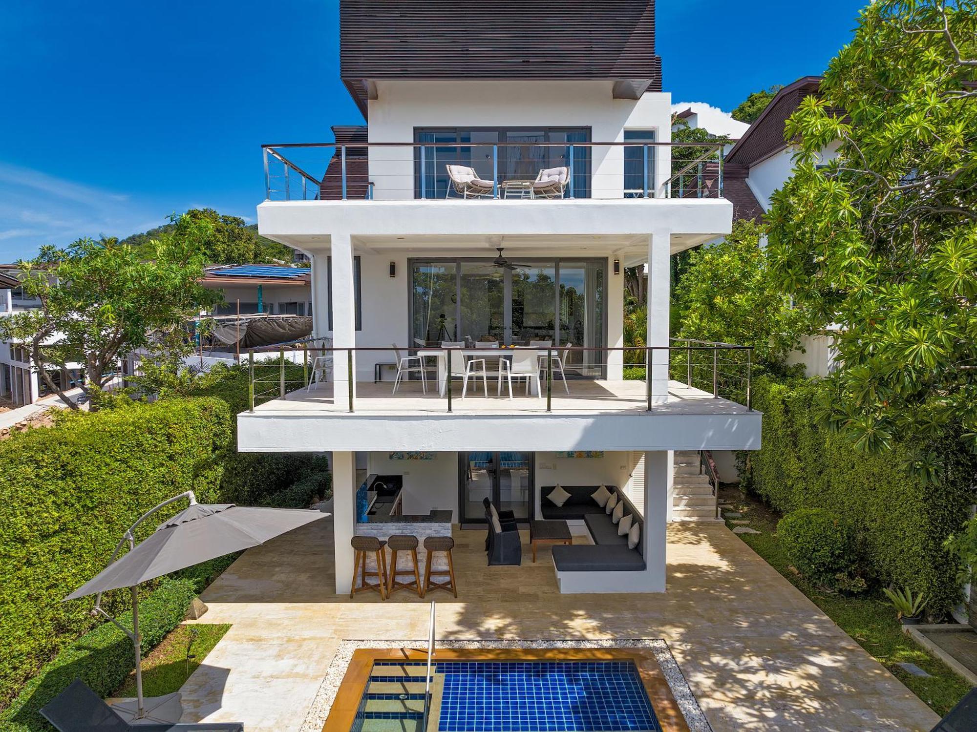 3 Bedroom Luxury 5 Star Seaview Villa Esprit Sdv087-By Samui Dream Villas 邦拉 外观 照片
