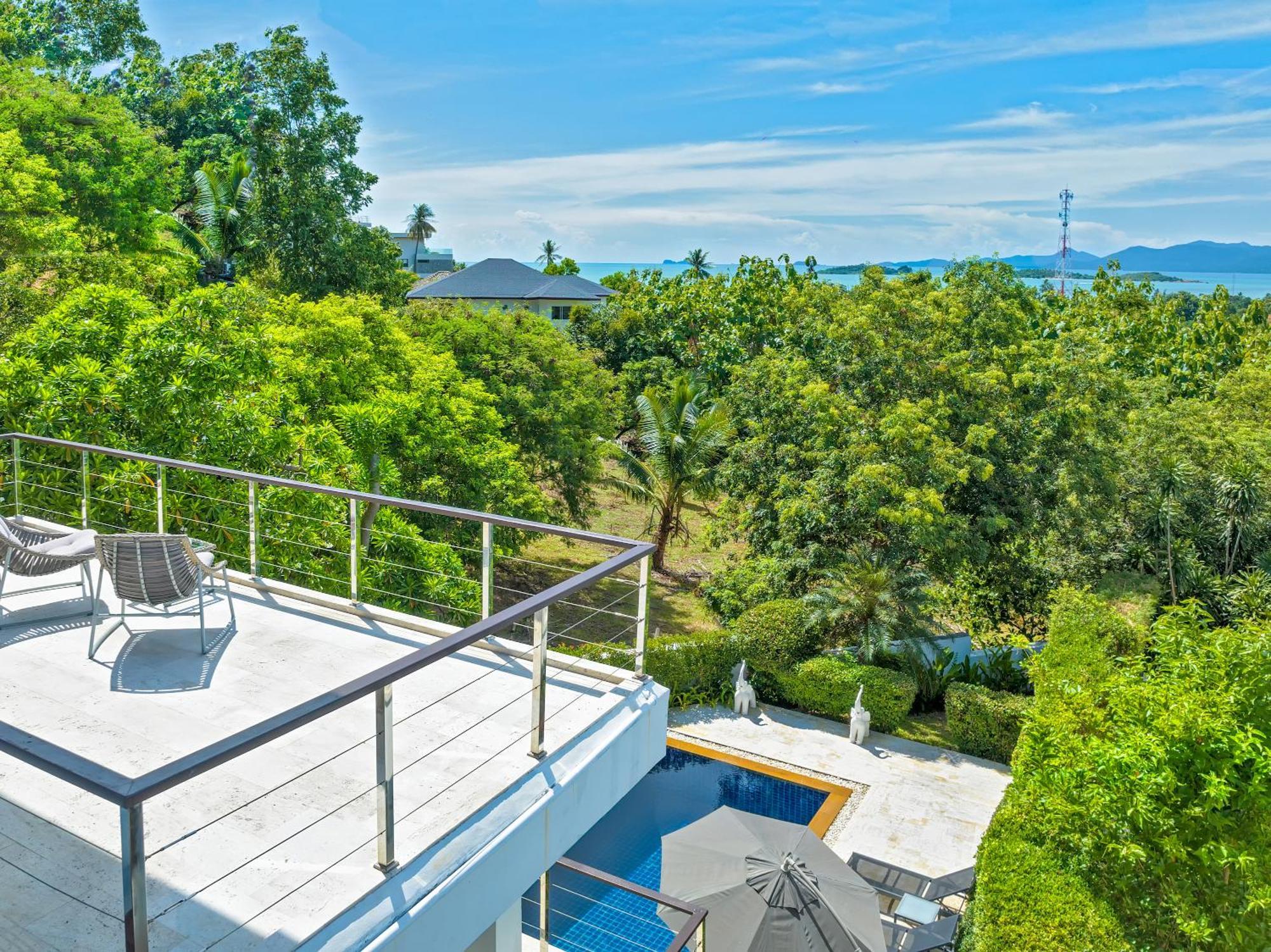 3 Bedroom Luxury 5 Star Seaview Villa Esprit Sdv087-By Samui Dream Villas 邦拉 外观 照片